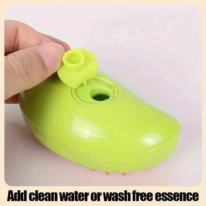 🔥✨ 3-in-1 Steamy Pet Grooming Brush – Electric Spray, Detangler & Massager for Dogs & Cats | Removes Loose Hair & Knots - PawtasticWorldCenter