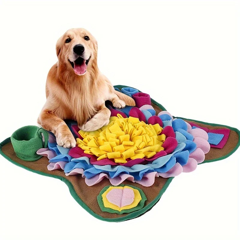 🐾 Interactive Pet Snuffle Mat – Stress Relief & Slow Feeding Blanket for Dogs & Cats 🧠🍖 - PawtasticWorldCenter