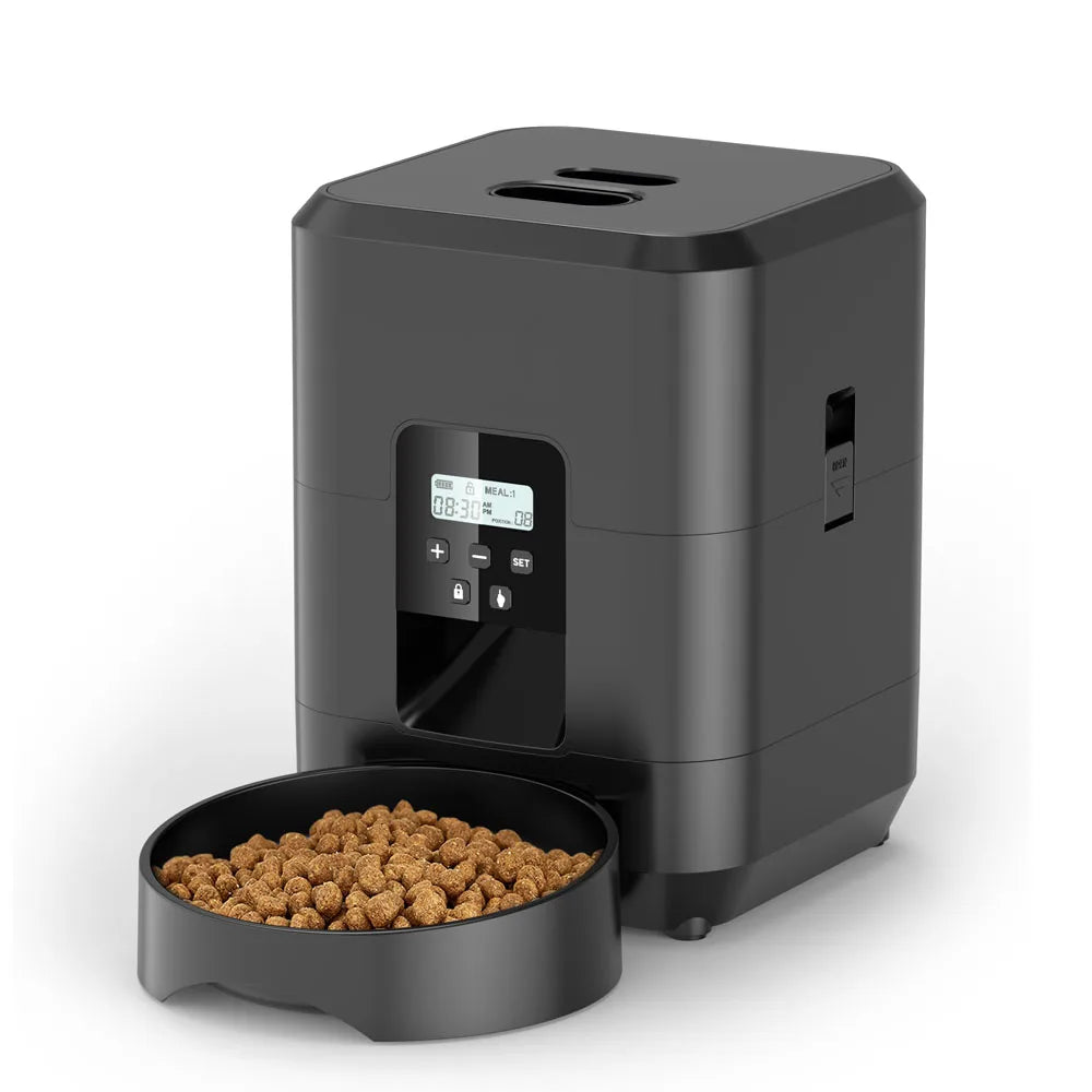 ๐ถ๐ฑ Automatic Pet Feeder with Timer โ Smart Portion Control Dispenser for Cats & Dogs - PawtasticWorldCenter