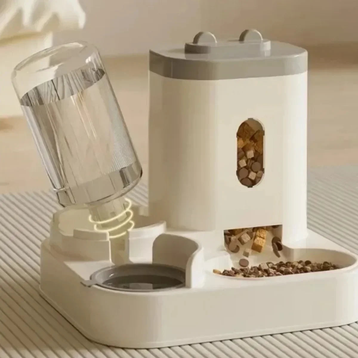 Smart Automatic Pet Feeder – Button Control Dispenser for Cats & Dogs