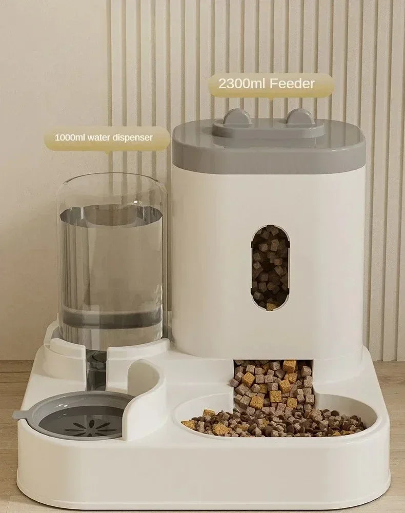 Smart Automatic Pet Feeder – Button Control Dispenser for Cats & Dogs
