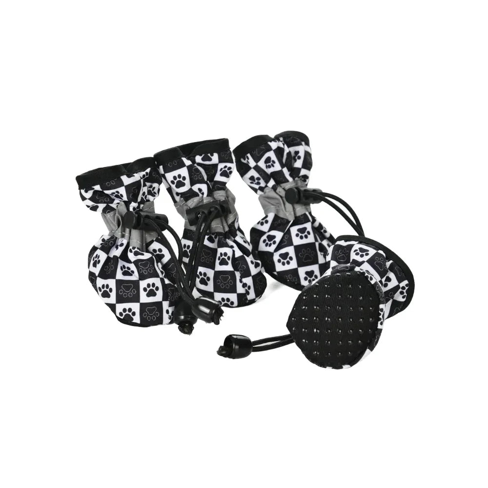 πΎ 4PCS Anti-Slip Pet Shoes β Soft, Adjustable Outdoor Boots for Dogs & Cats ππ - PawtasticWorldCenter