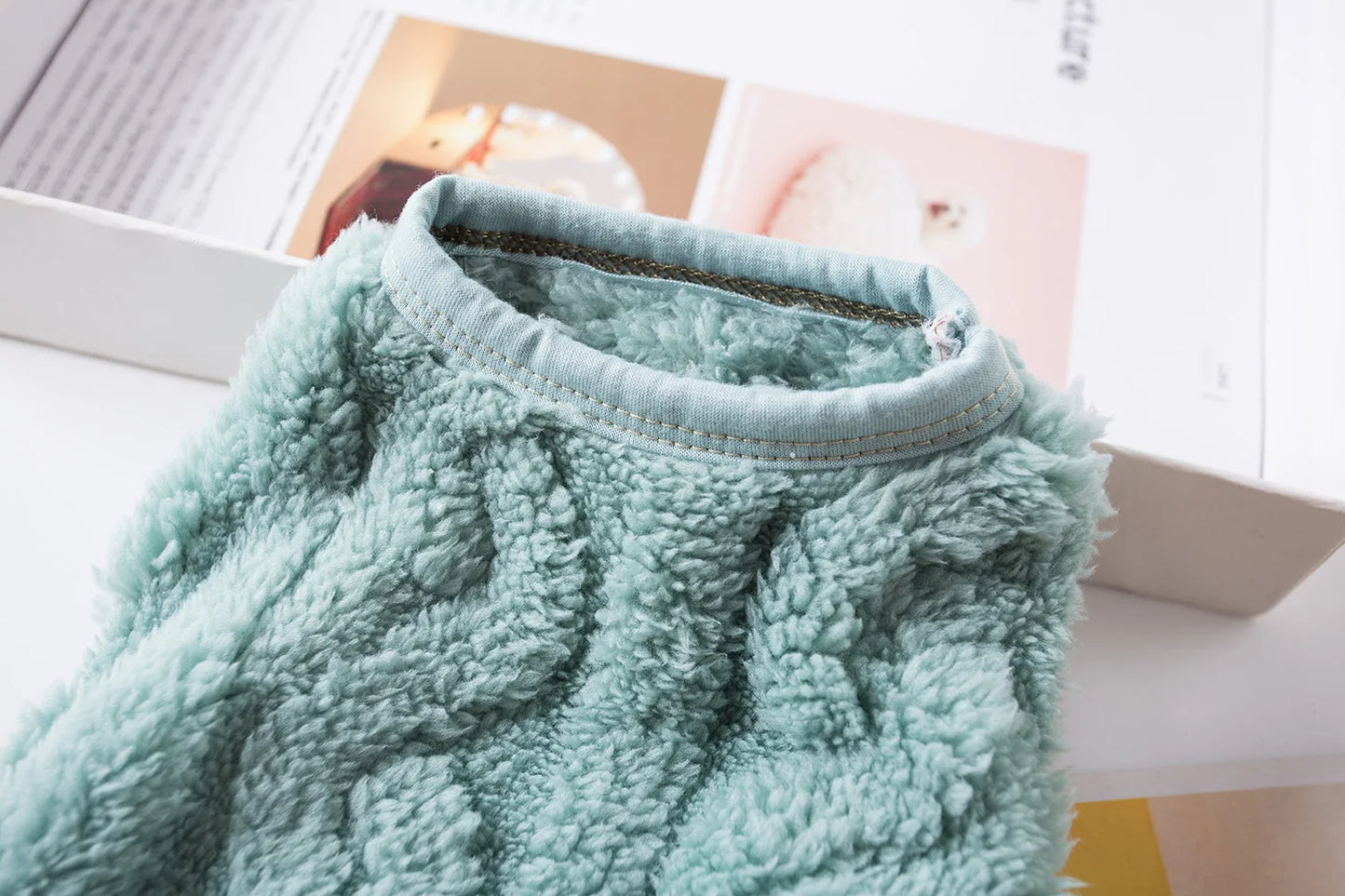 βοΈπΎ Soft & Cozy Fleece Pet Sweater β Warm Winter Jacket for Small Dogs, Puppies & Cats | Sphynx Kitten Coat, Autumn Hoodie Outfit - PawtasticWorldCenter