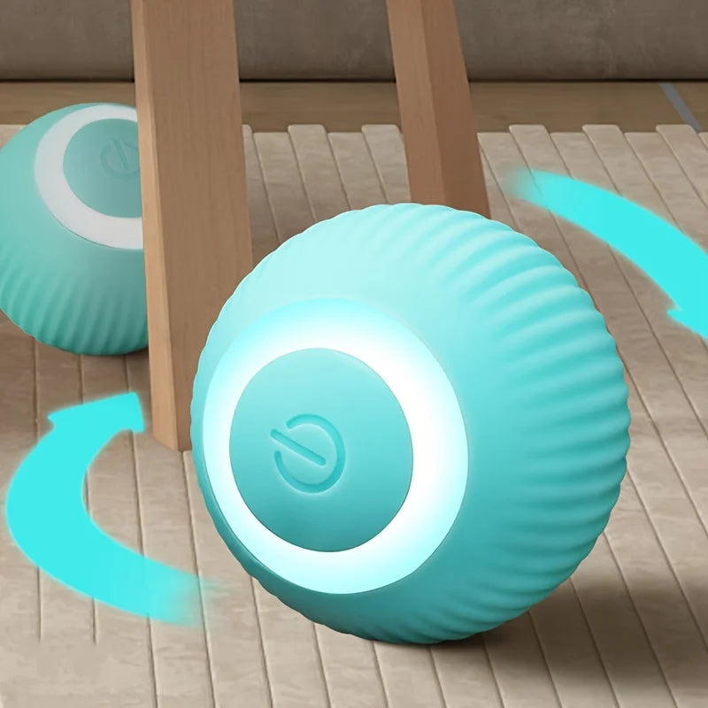 🐶 Smart USB Automatic Jumping & Rotating Dog Toy Ball – Interactive Chew Ball for Puppies & Small Dogs 🎾 - PawtasticWorldCenter
