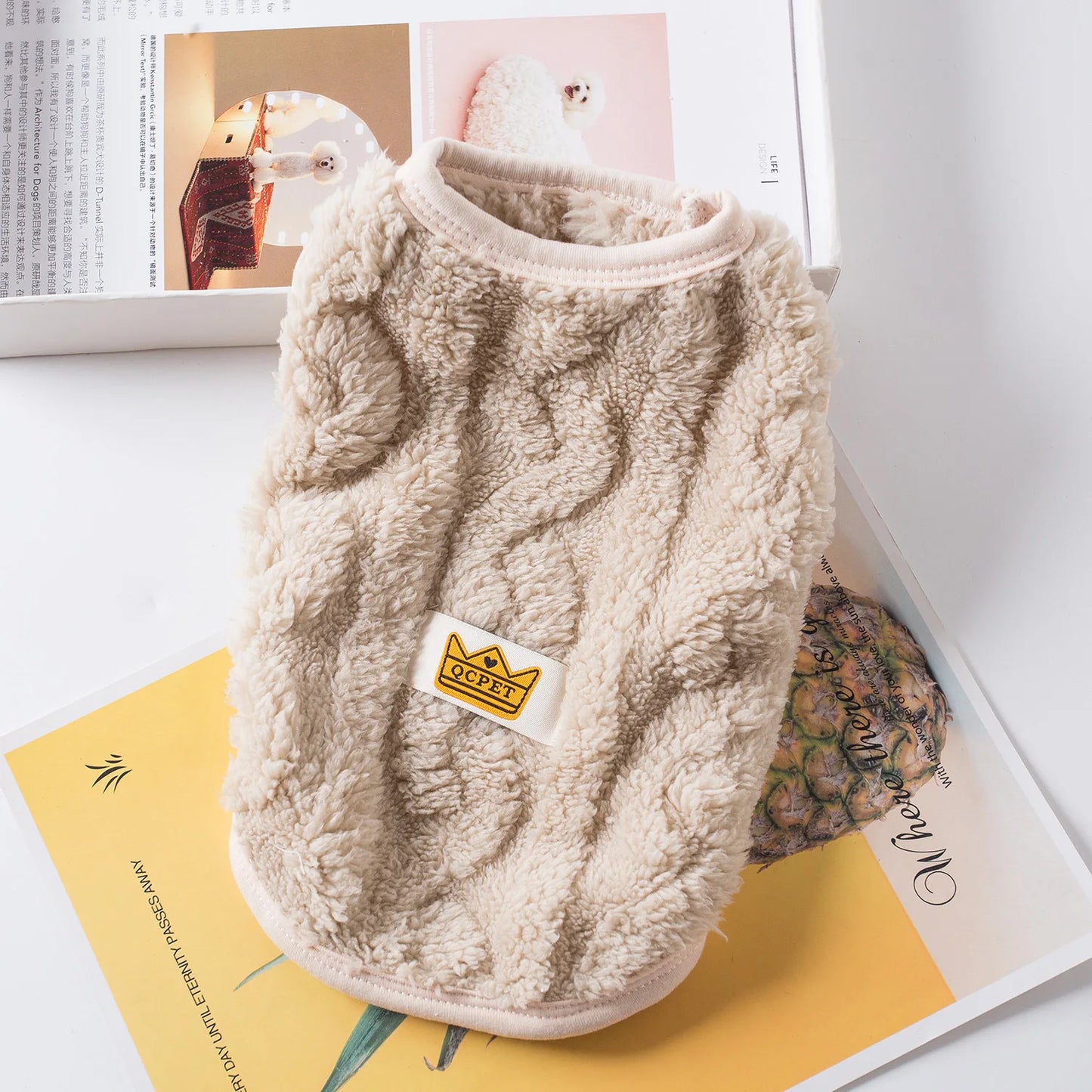 βοΈπΎ Soft & Cozy Fleece Pet Sweater β Warm Winter Jacket for Small Dogs, Puppies & Cats | Sphynx Kitten Coat, Autumn Hoodie Outfit - PawtasticWorldCenter