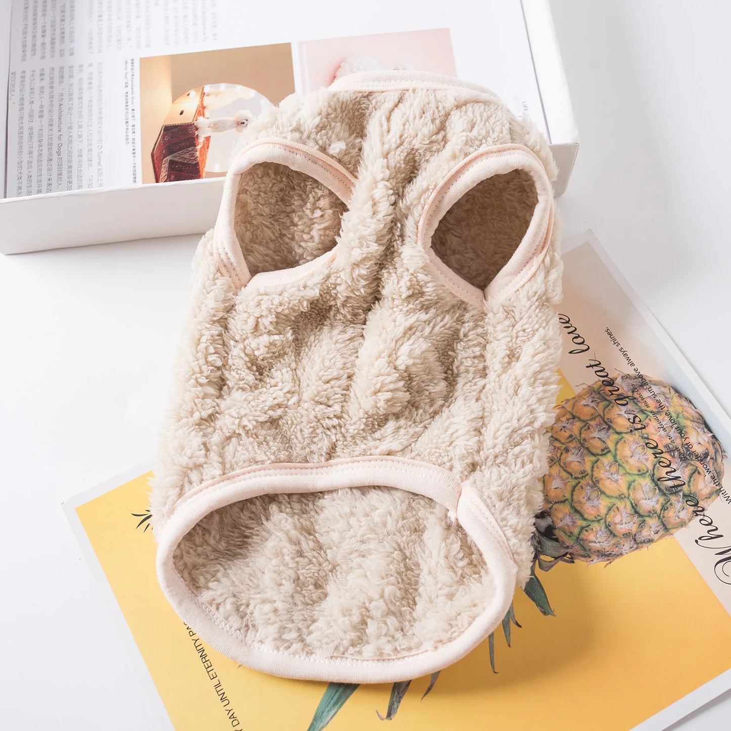 βοΈπΎ Soft & Cozy Fleece Pet Sweater β Warm Winter Jacket for Small Dogs, Puppies & Cats | Sphynx Kitten Coat, Autumn Hoodie Outfit - PawtasticWorldCenter