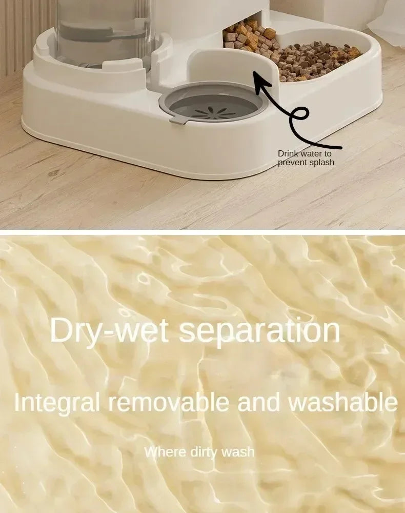 Smart Automatic Pet Feeder – Button Control Dispenser for Cats & Dogs