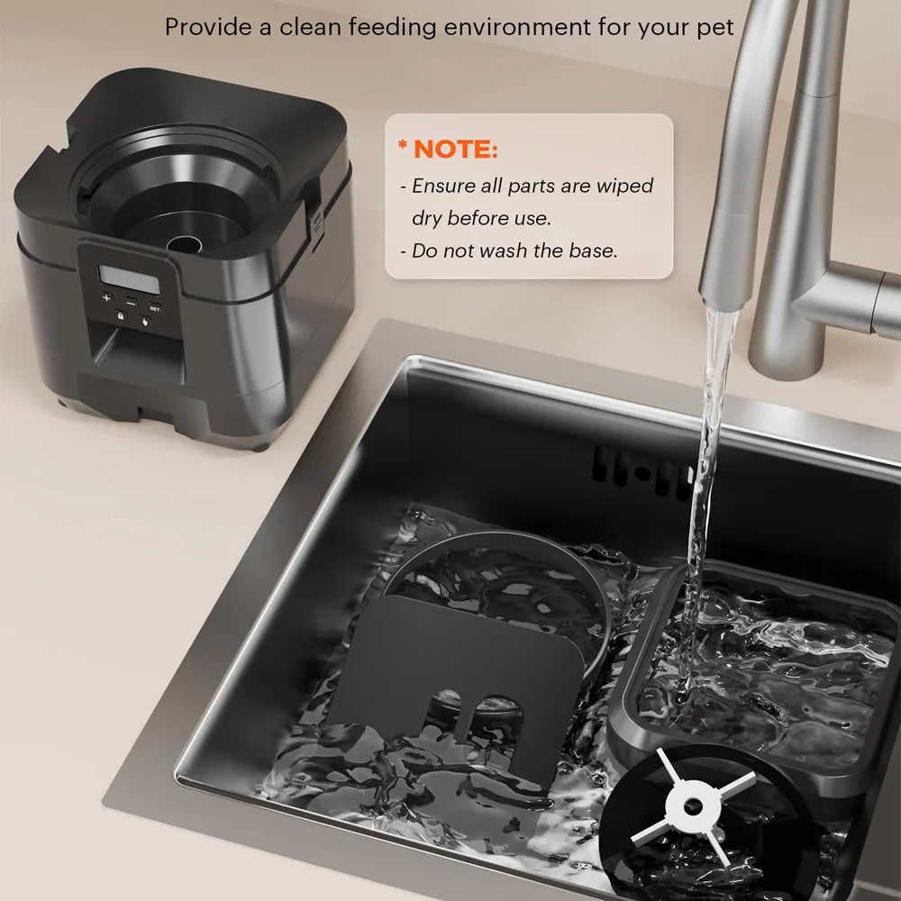 ๐ถ๐ฑ Automatic Pet Feeder with Timer โ Smart Portion Control Dispenser for Cats & Dogs - PawtasticWorldCenter