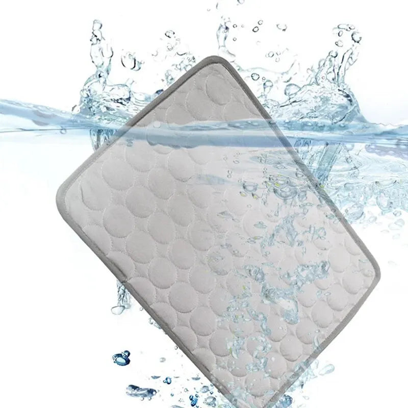 ❄️ Cooling Pet Bed Mat – Summer Ice Pad for Cats & Small Dogs - PawtasticWorldCenter