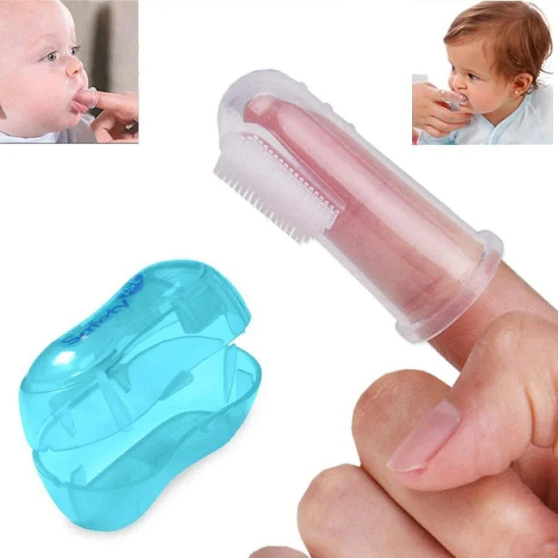 🦷 Soft Silicone Finger Toothbrush for Dogs & Cats – Gentle Dental Care Made Easy! 🐾 - PawtasticWorldCenter