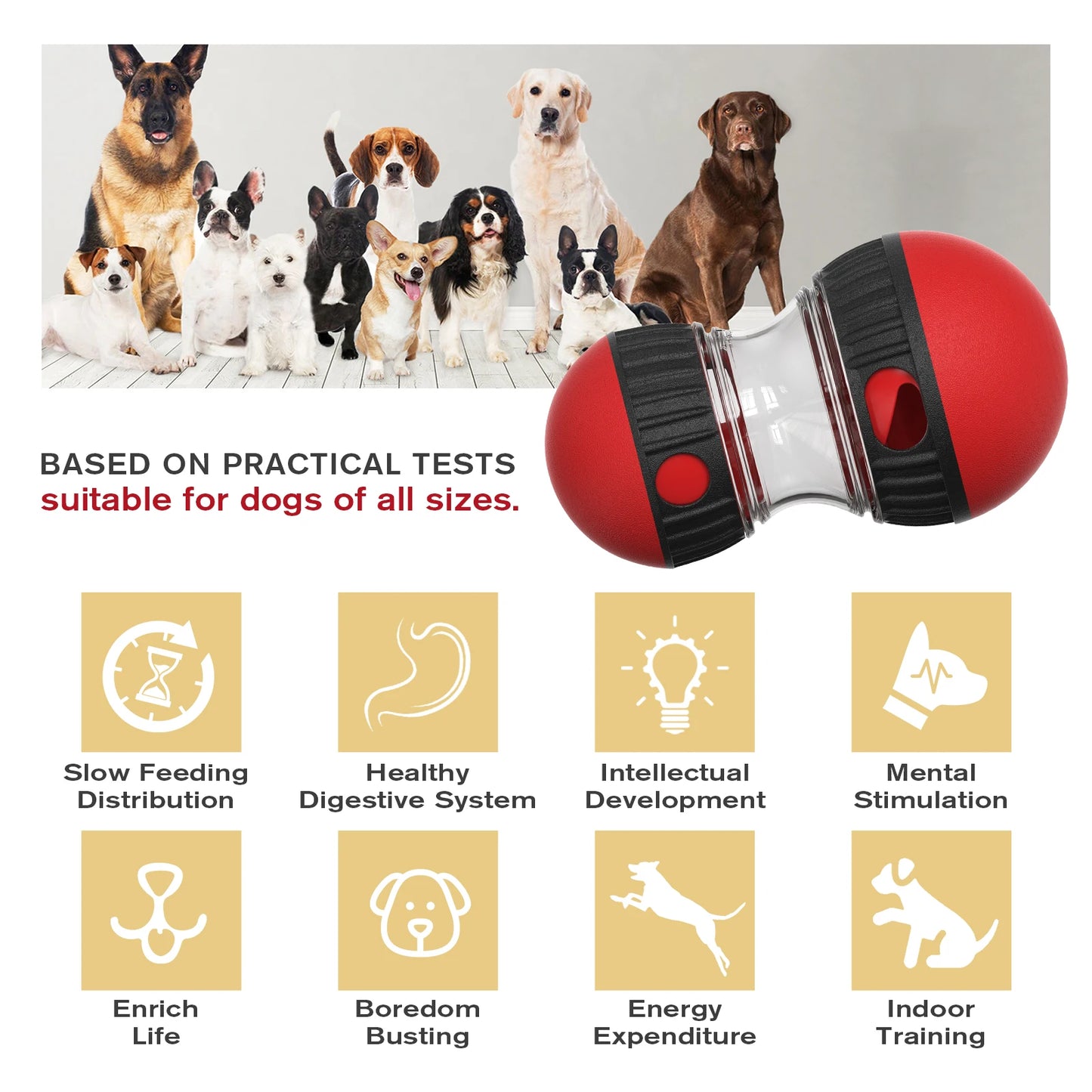 🧠🐶 Interactive Pet Puzzle Toy – Slow Feeder for Dogs & Cats | IQ Booster & Training Game for Small to Large Breeds (Chihuahua, Beagle & More) - PawtasticWorldCenter