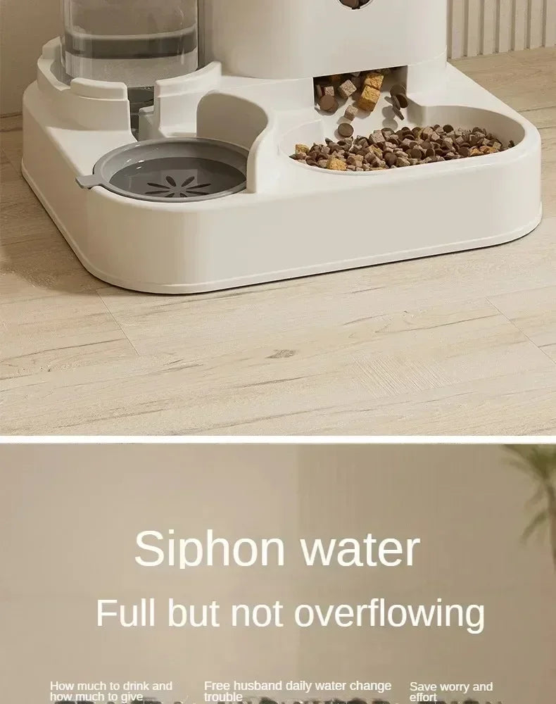 Smart Automatic Pet Feeder – Button Control Dispenser for Cats & Dogs