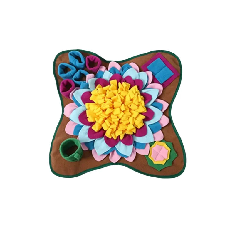 🐾 Interactive Pet Snuffle Mat – Stress Relief & Slow Feeding Blanket for Dogs & Cats 🧠🍖 - PawtasticWorldCenter