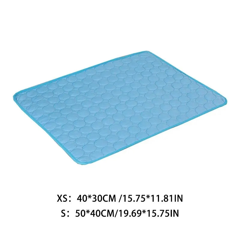 ❄️ Cooling Pet Bed Mat – Summer Ice Pad for Cats & Small Dogs - PawtasticWorldCenter