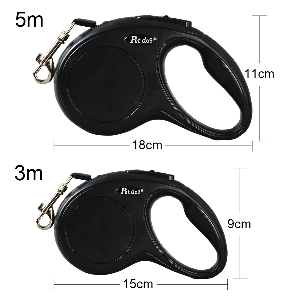 πΎ 3M/5M Auto Retractable Dog Leash β Durable Nylon Lead for Small & Medium Pets πβ¨ - PawtasticWorldCenter