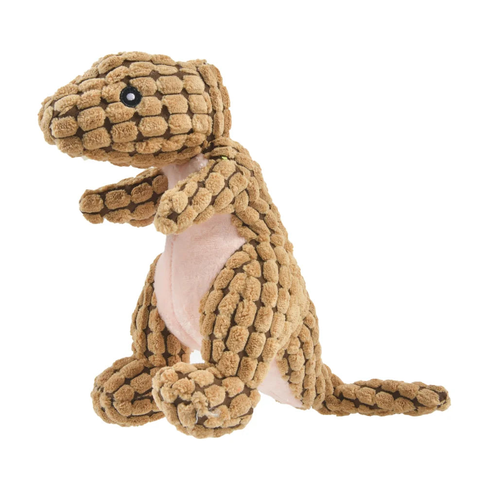 π¦ Plush Dinosaur Chew Toy β Interactive Pet Toy for Small Dogs & Cats πΆπ± - PawtasticWorldCenter