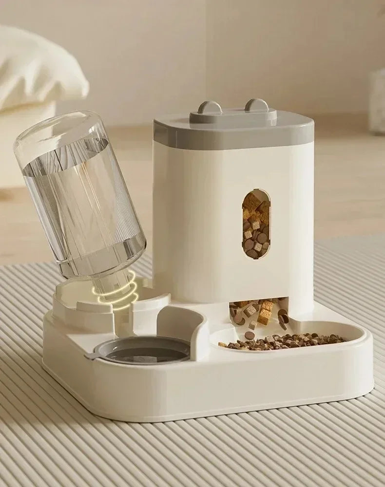 Smart Automatic Pet Feeder – Button Control Dispenser for Cats & Dogs