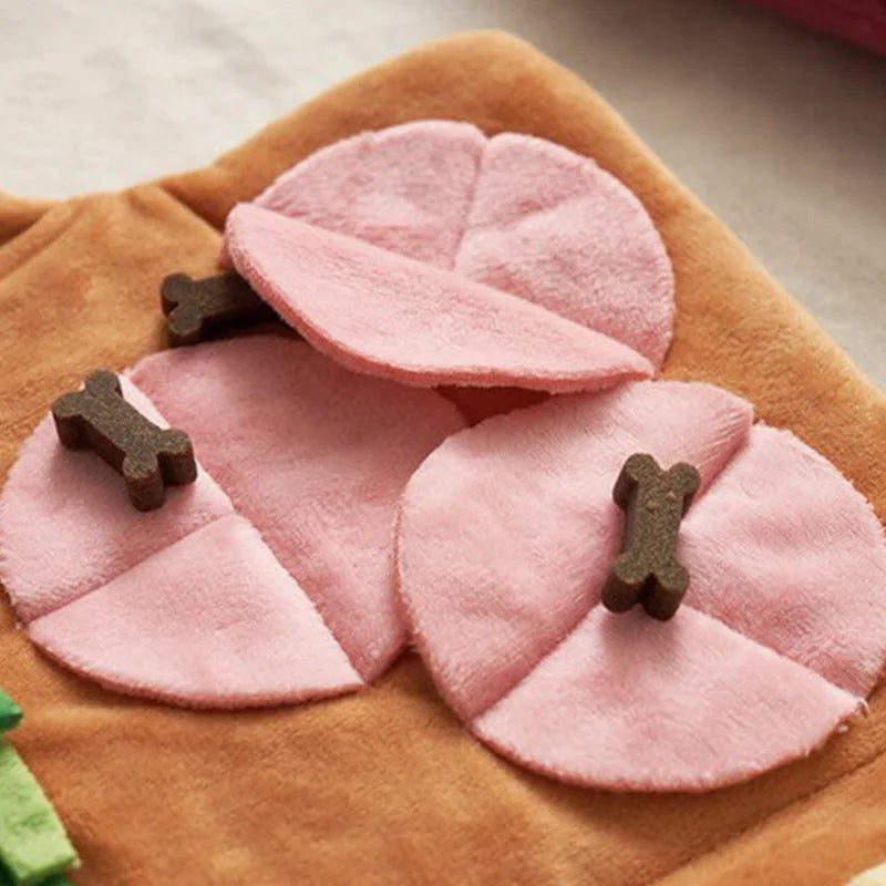 🧠🐾 Interactive Snuffle Mat for Dogs – Plush Puzzle Toy & Slow Feeder for Small & Medium Pets | Treat Dispenser Pad for Mental Stimulation - PawtasticWorldCenter