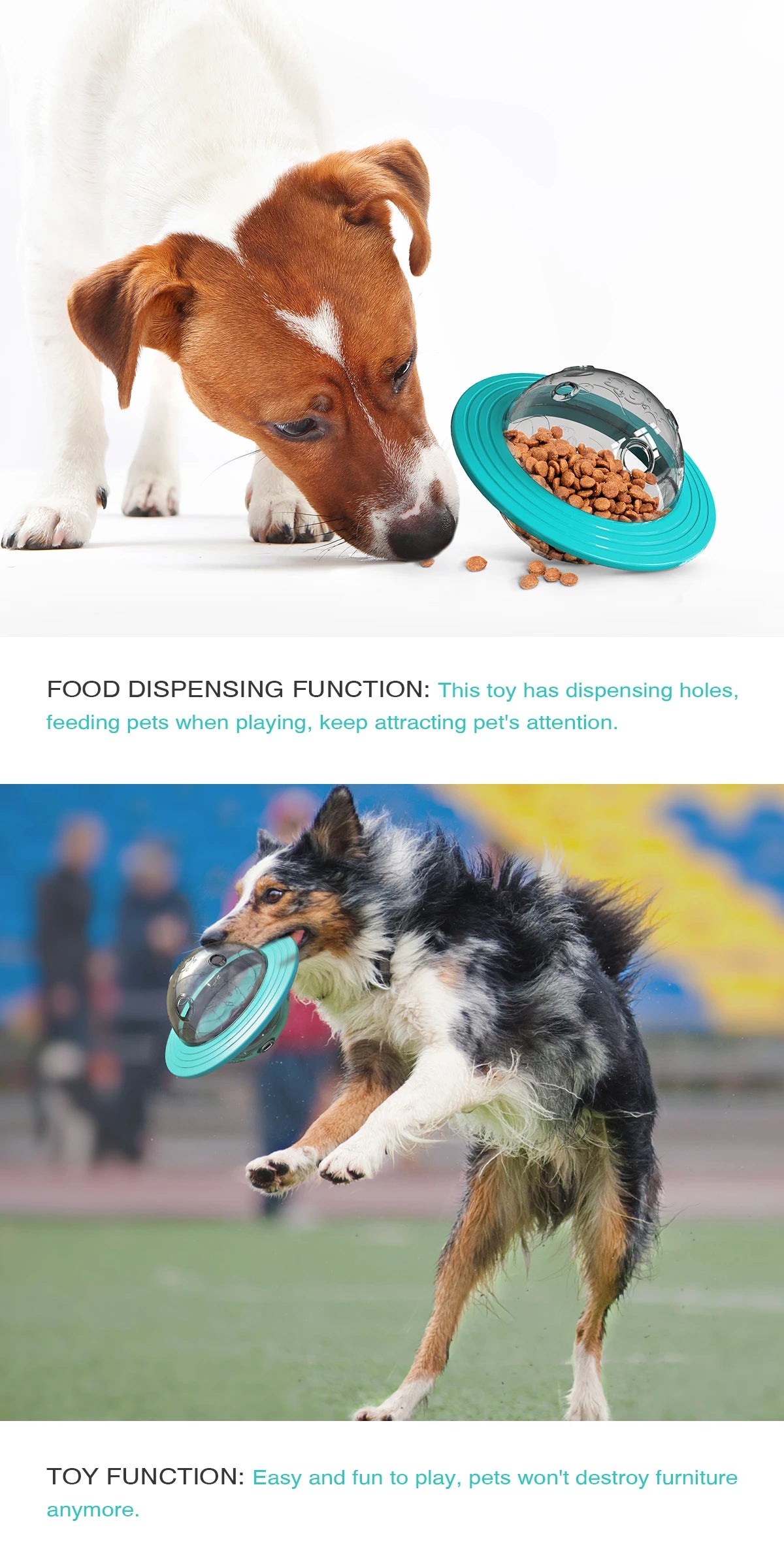 🍖 Treat Dispenser Dog Toy – Smart Play, Slow Feed, Happy Pup! 🐶 - PawtasticWorldCenter