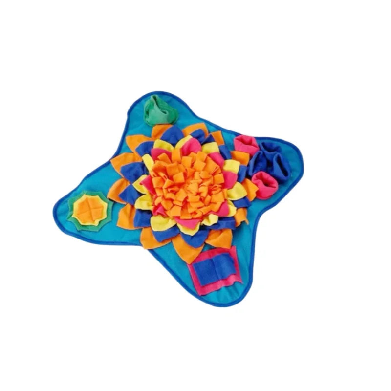 🐾 Interactive Pet Snuffle Mat – Stress Relief & Slow Feeding Blanket for Dogs & Cats 🧠🍖 - PawtasticWorldCenter