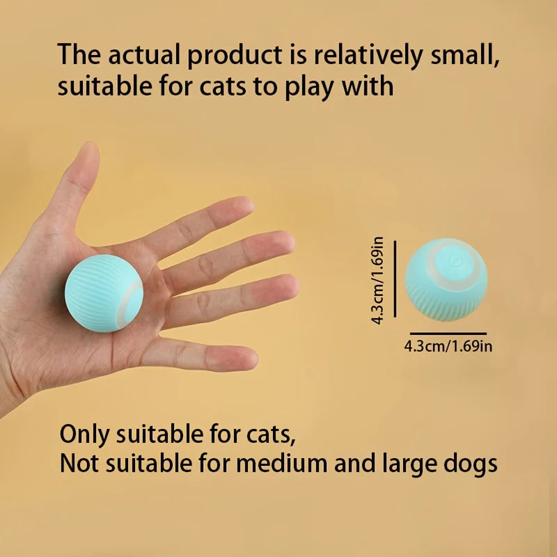 🐶 Smart USB Automatic Jumping & Rotating Dog Toy Ball – Interactive Chew Ball for Puppies & Small Dogs 🎾 - PawtasticWorldCenter