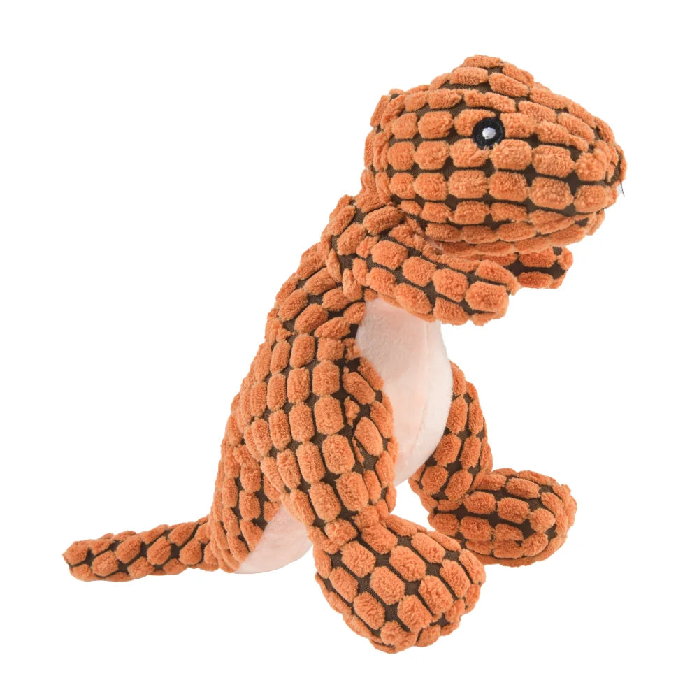 π¦ Plush Dinosaur Chew Toy β Interactive Pet Toy for Small Dogs & Cats πΆπ± - PawtasticWorldCenter