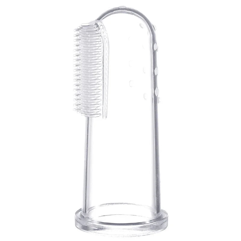 🦷 Soft Silicone Finger Toothbrush for Dogs & Cats – Gentle Dental Care Made Easy! 🐾 - PawtasticWorldCenter