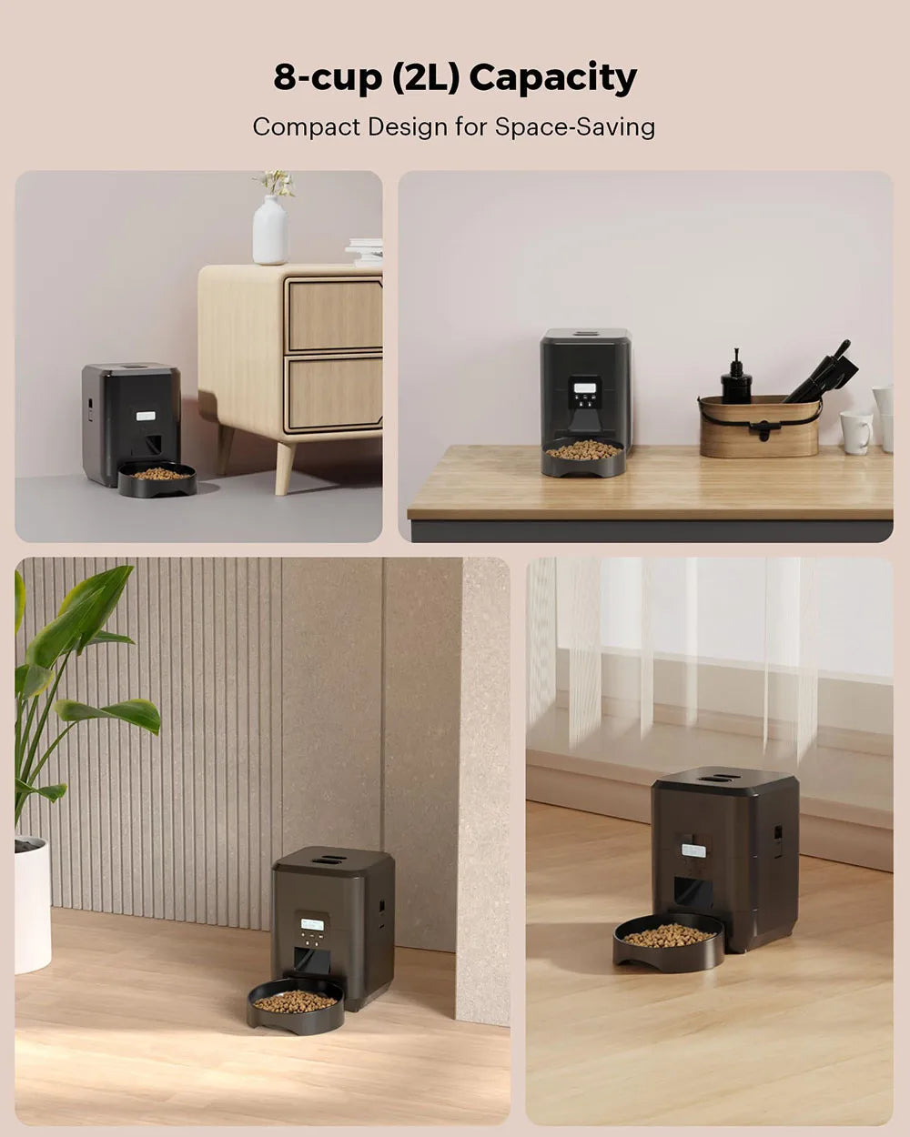 ๐ถ๐ฑ Automatic Pet Feeder with Timer โ Smart Portion Control Dispenser for Cats & Dogs - PawtasticWorldCenter