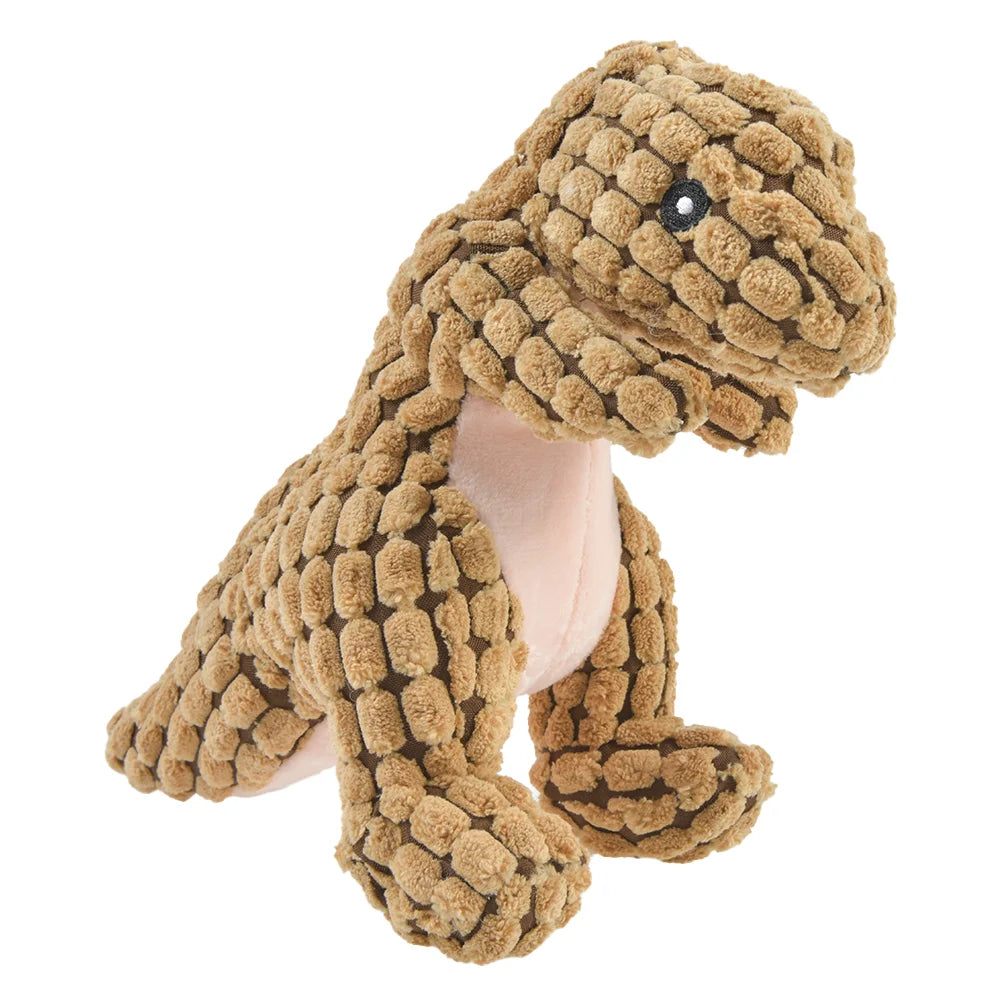 π¦ Plush Dinosaur Chew Toy β Interactive Pet Toy for Small Dogs & Cats πΆπ± - PawtasticWorldCenter