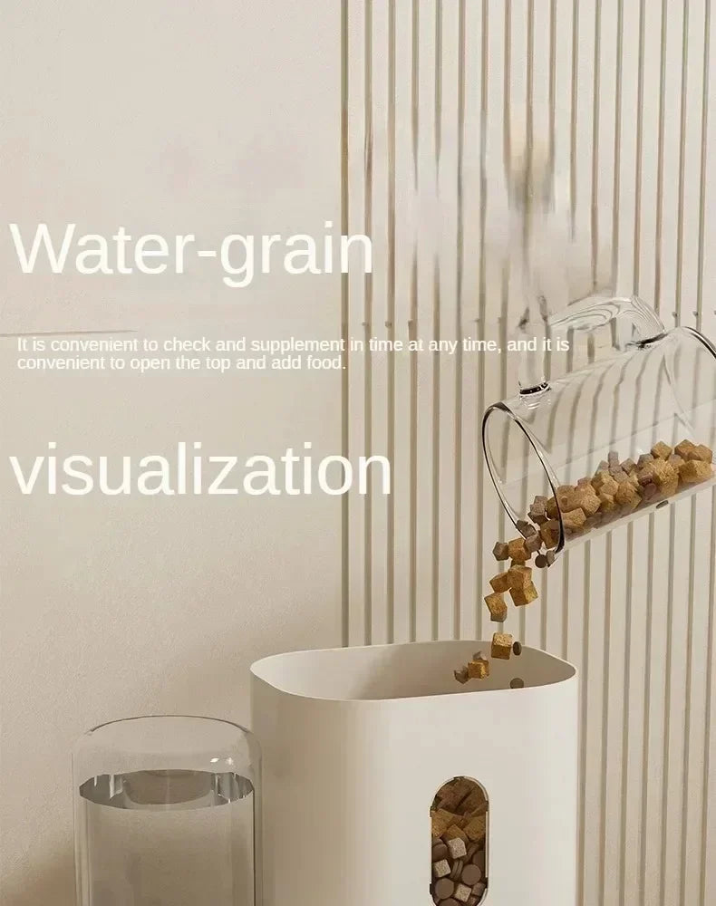 Smart Automatic Pet Feeder – Button Control Dispenser for Cats & Dogs