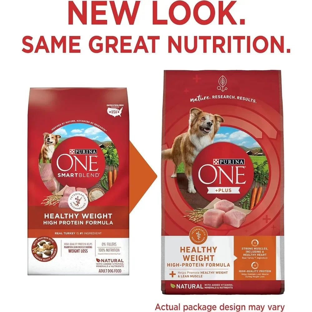 🐾 High-Protein Dry Dog Food – Plus Formula for Healthy Weight | 40 lb Bag 🐶💪 - PawtasticWorldCenter