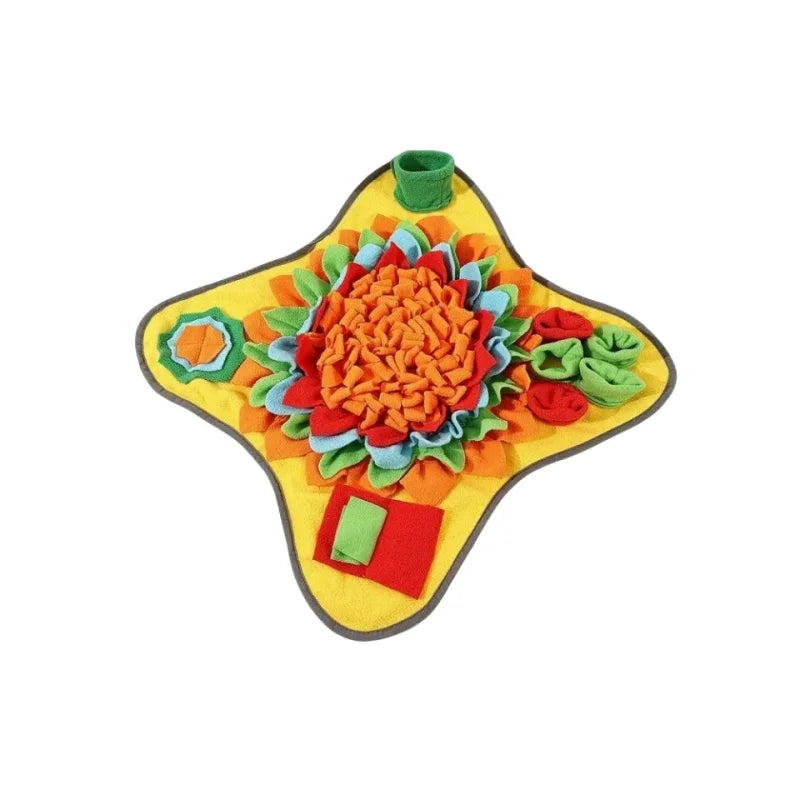 🐾 Interactive Pet Snuffle Mat – Stress Relief & Slow Feeding Blanket for Dogs & Cats 🧠🍖 - PawtasticWorldCenter