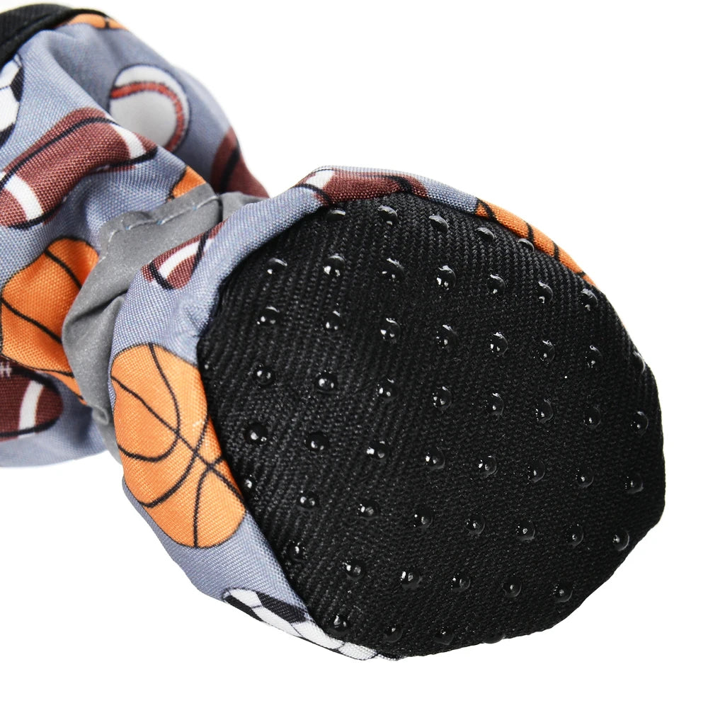 πΎ 4PCS Anti-Slip Pet Shoes β Soft, Adjustable Outdoor Boots for Dogs & Cats ππ - PawtasticWorldCenter