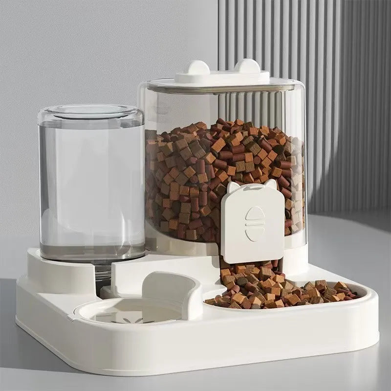 Smart Automatic Pet Feeder – Button Control Dispenser for Cats & Dogs
