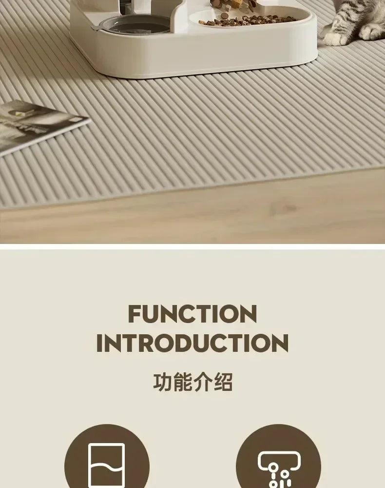 Smart Automatic Pet Feeder – Button Control Dispenser for Cats & Dogs