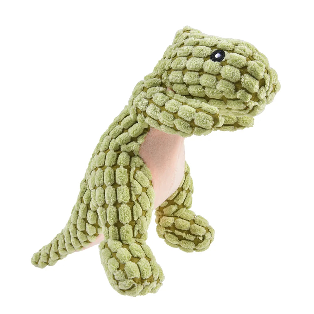 π¦ Plush Dinosaur Chew Toy β Interactive Pet Toy for Small Dogs & Cats πΆπ± - PawtasticWorldCenter