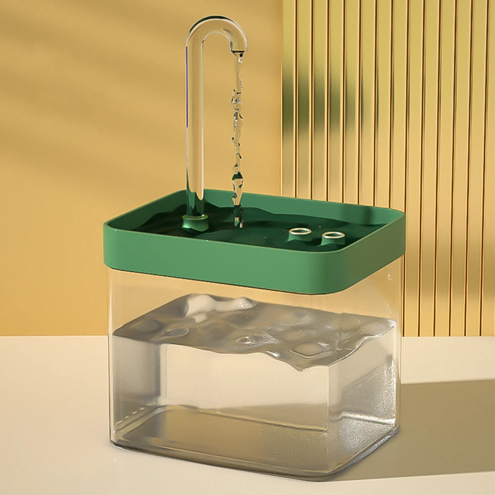 💧 Automatic Cat Water Fountain – Transparent USB Electric Dispenser with Quiet Recirculating Filter for Fresh & Clean Drinking - PawtasticWorldCenter