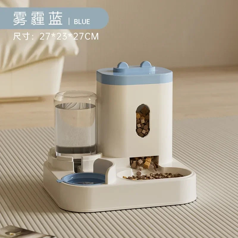Smart Automatic Pet Feeder – Button Control Dispenser for Cats & Dogs