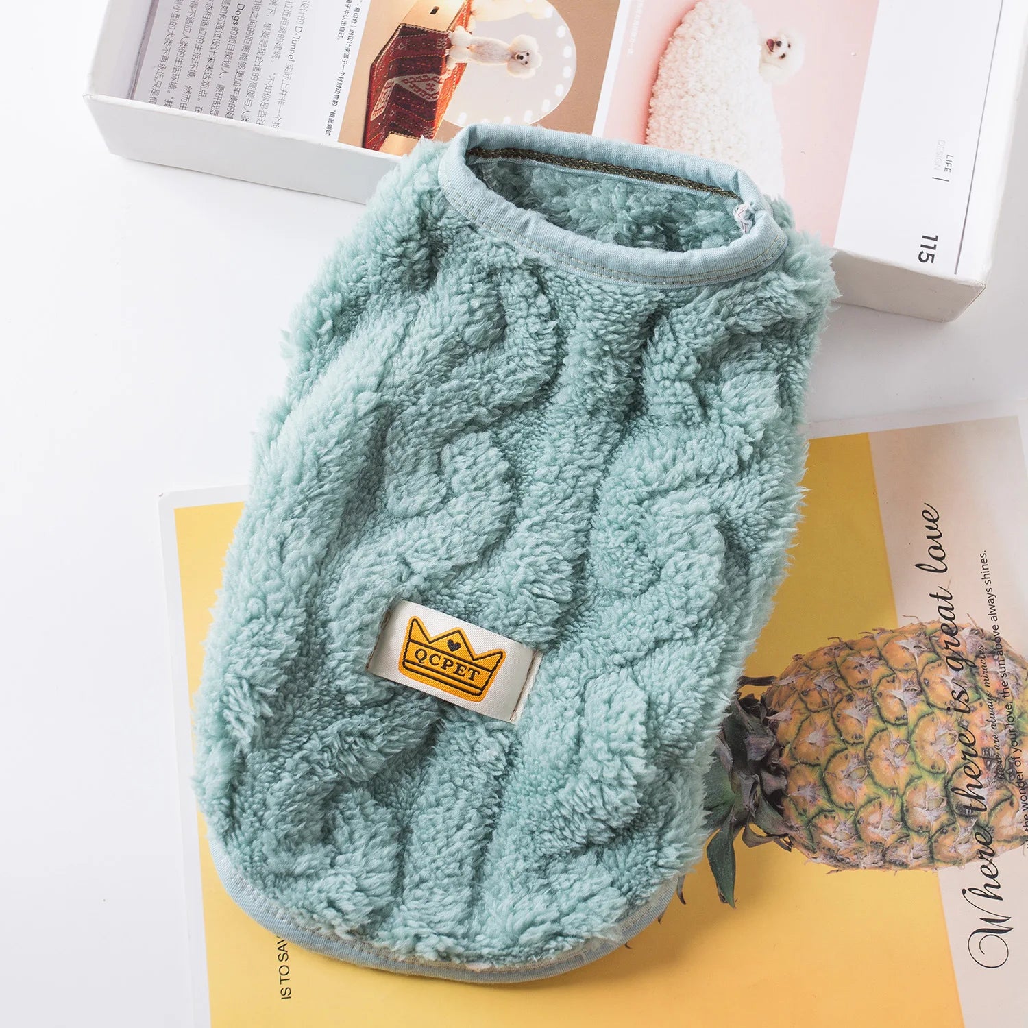 ❄️🐾 Soft & Cozy Fleece Pet Sweater – Warm Winter Jacket for Small Dogs, Puppies & Cats | Sphynx Kitten Coat, Autumn Hoodie Outfit - PawtasticWorldCenter
