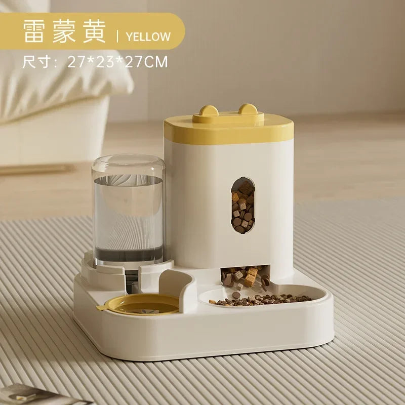 Smart Automatic Pet Feeder – Button Control Dispenser for Cats & Dogs