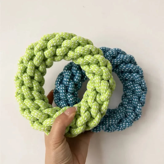 🐶🦴 Heavy-Duty Rope Chew Toy – Tough & Fun for Medium & Large Dogs - PawtasticWorldCenter