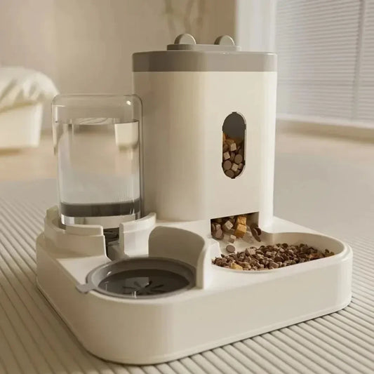 Smart Automatic Pet Feeder – Button Control Dispenser for Cats & Dogs