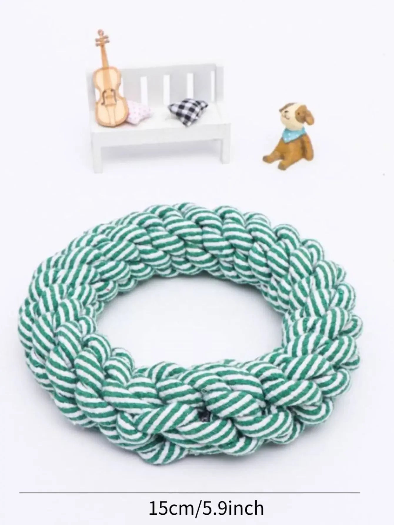 🐶🦴 Heavy-Duty Rope Chew Toy – Tough & Fun for Medium & Large Dogs - PawtasticWorldCenter