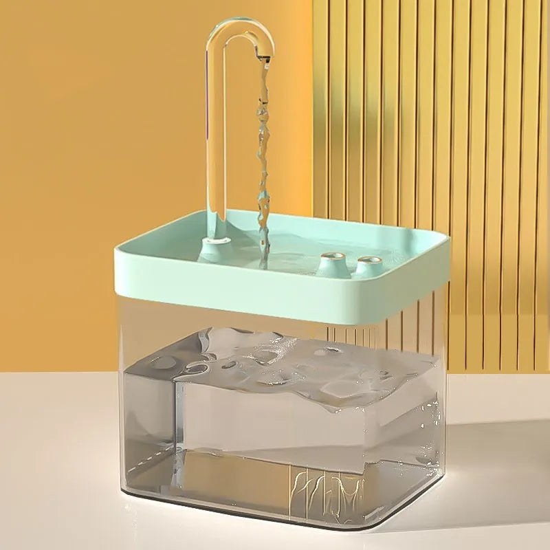 💧 Automatic Cat Water Fountain – Transparent USB Electric Dispenser with Quiet Recirculating Filter for Fresh & Clean Drinking - PawtasticWorldCenter