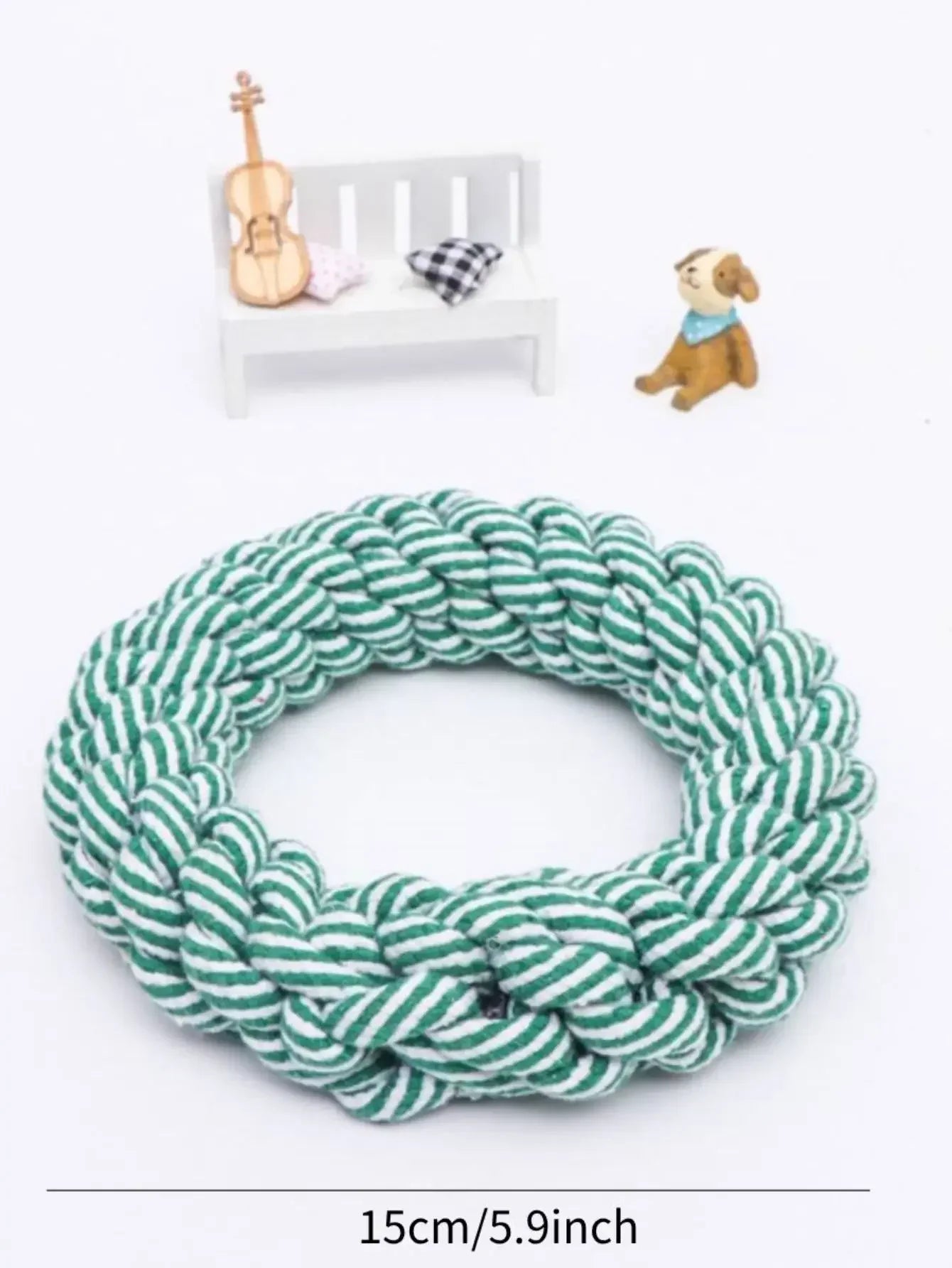 🐶🦴 Heavy-Duty Rope Chew Toy – Tough & Fun for Medium & Large Dogs - PawtasticWorldCenter