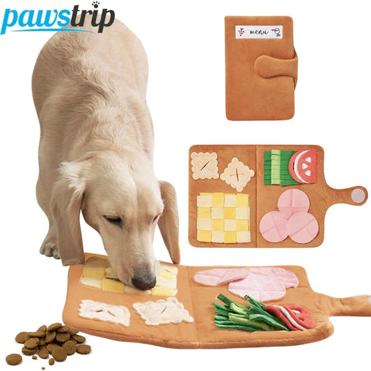 🧠🐾 Interactive Snuffle Mat for Dogs – Plush Puzzle Toy & Slow Feeder for Small & Medium Pets | Treat Dispenser Pad for Mental Stimulation - PawtasticWorldCenter