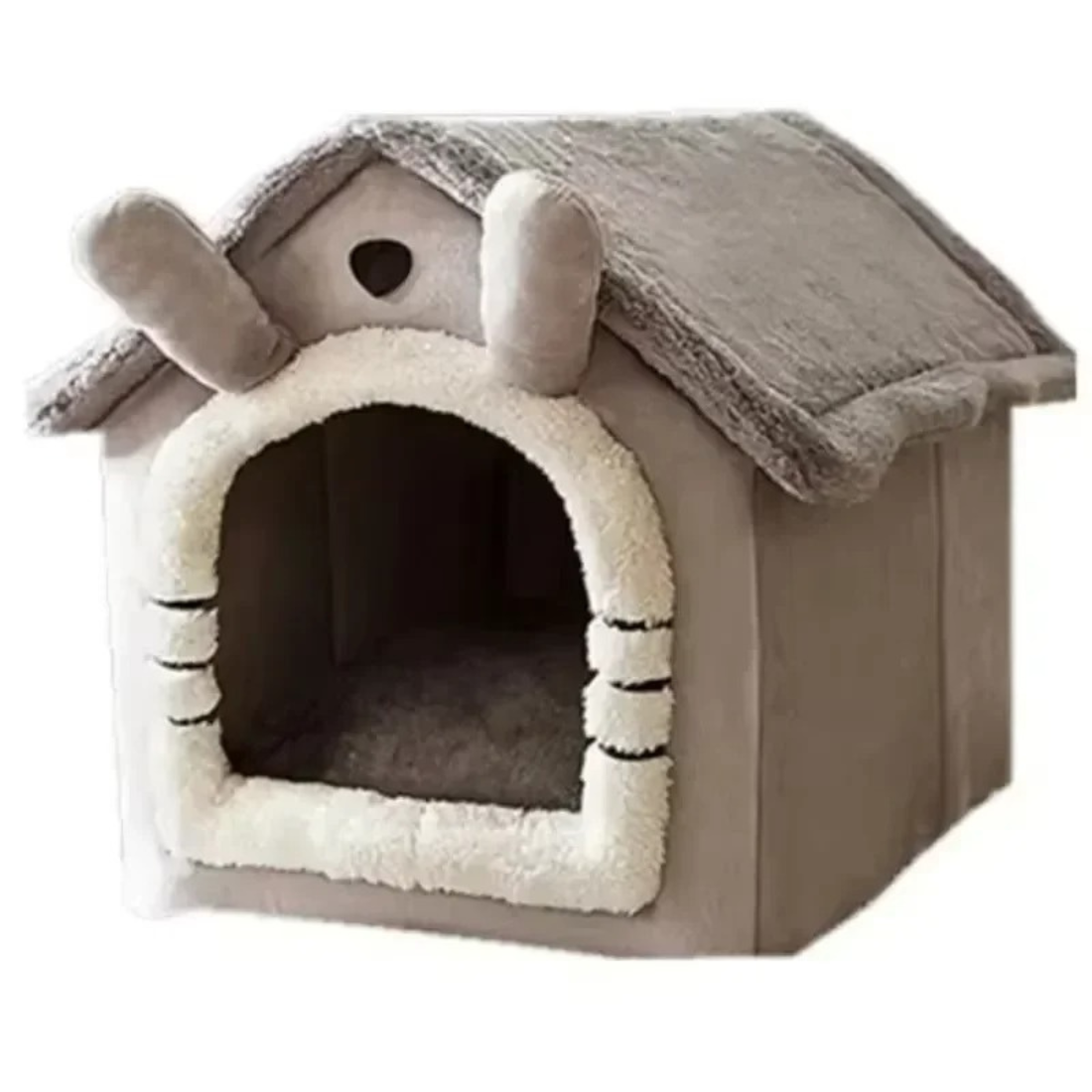 Four-Season Pet House – Soft, Washable Bed for Cats & Small Dogs